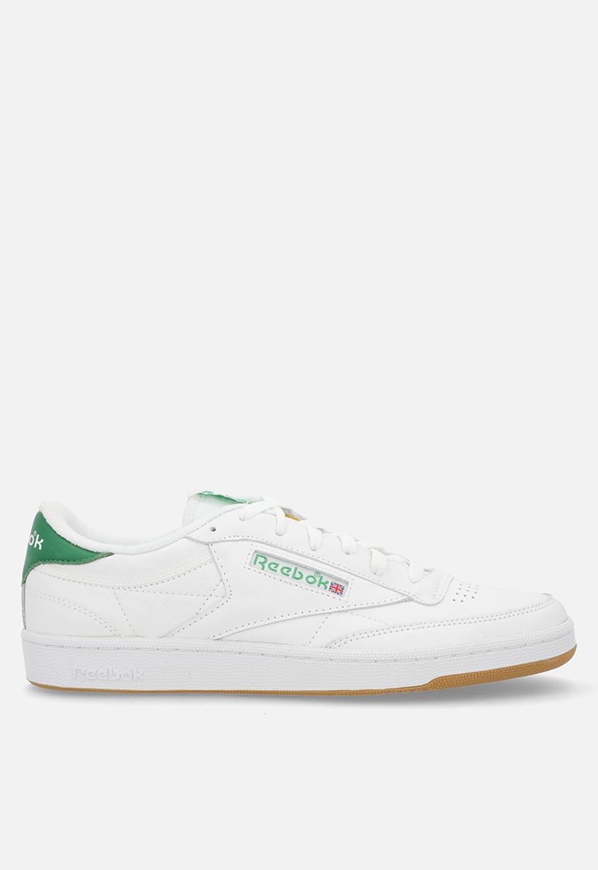Reebok CLUB C 85 Men's Low-Top Sneakers White Green Gum