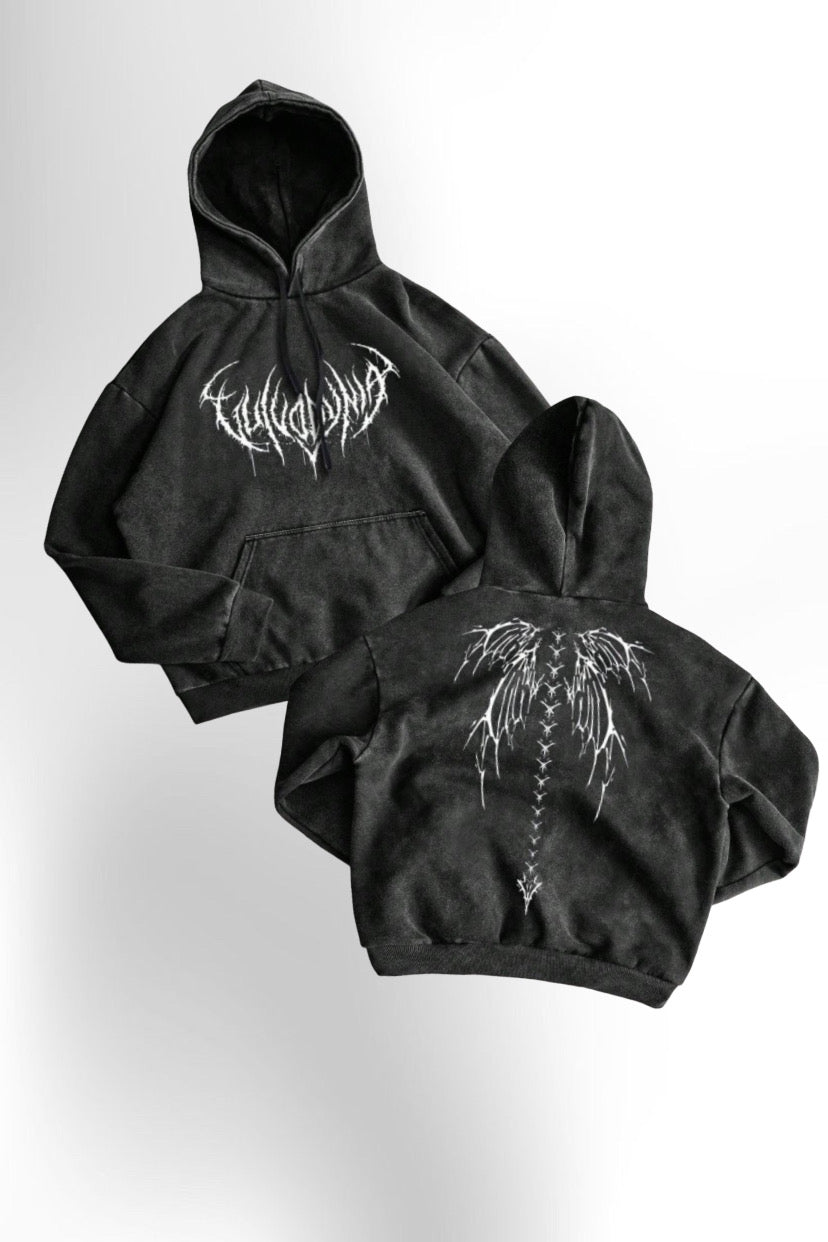 Graphic Black Hoodie