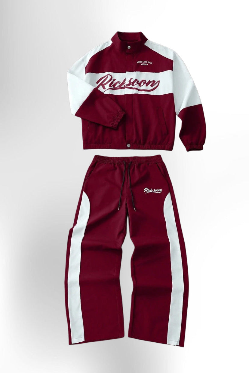 Men's Long Sleeve Jacket And Pants Casual Suit Mens Two Piece Set