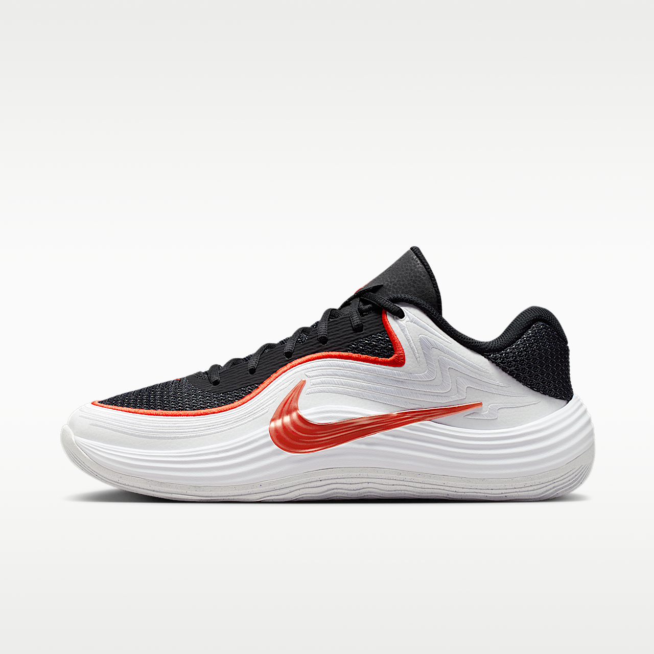 Nike Precision 8 Low Men's Basketball Shoes Black/White/Picante Red