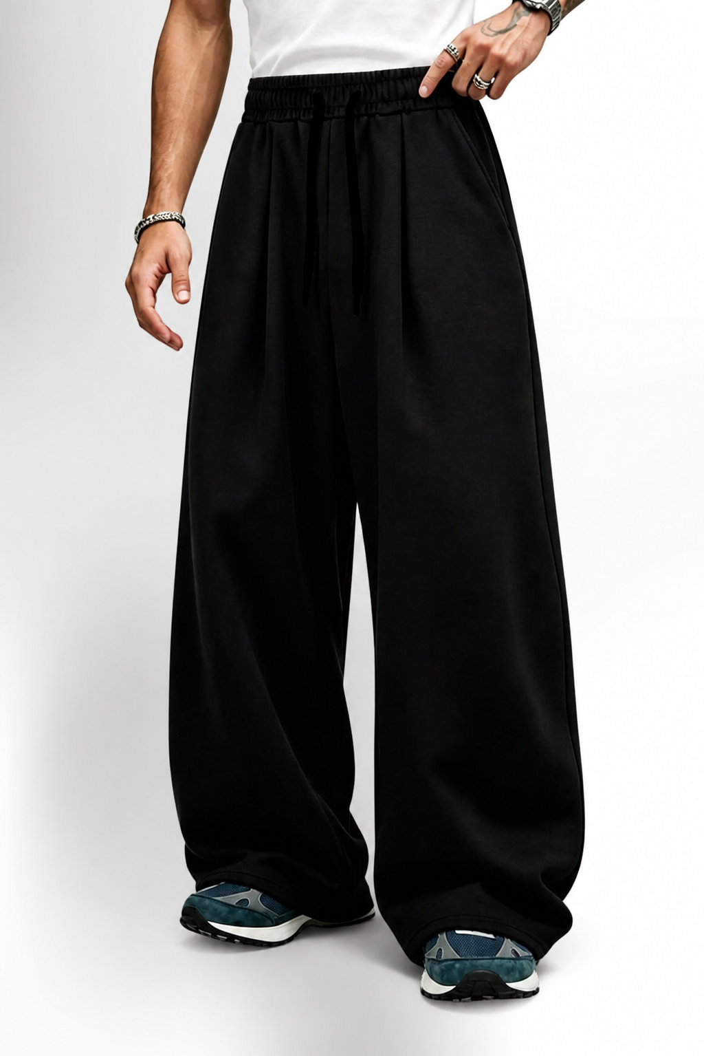 Men's Wide Leg Sweatpants