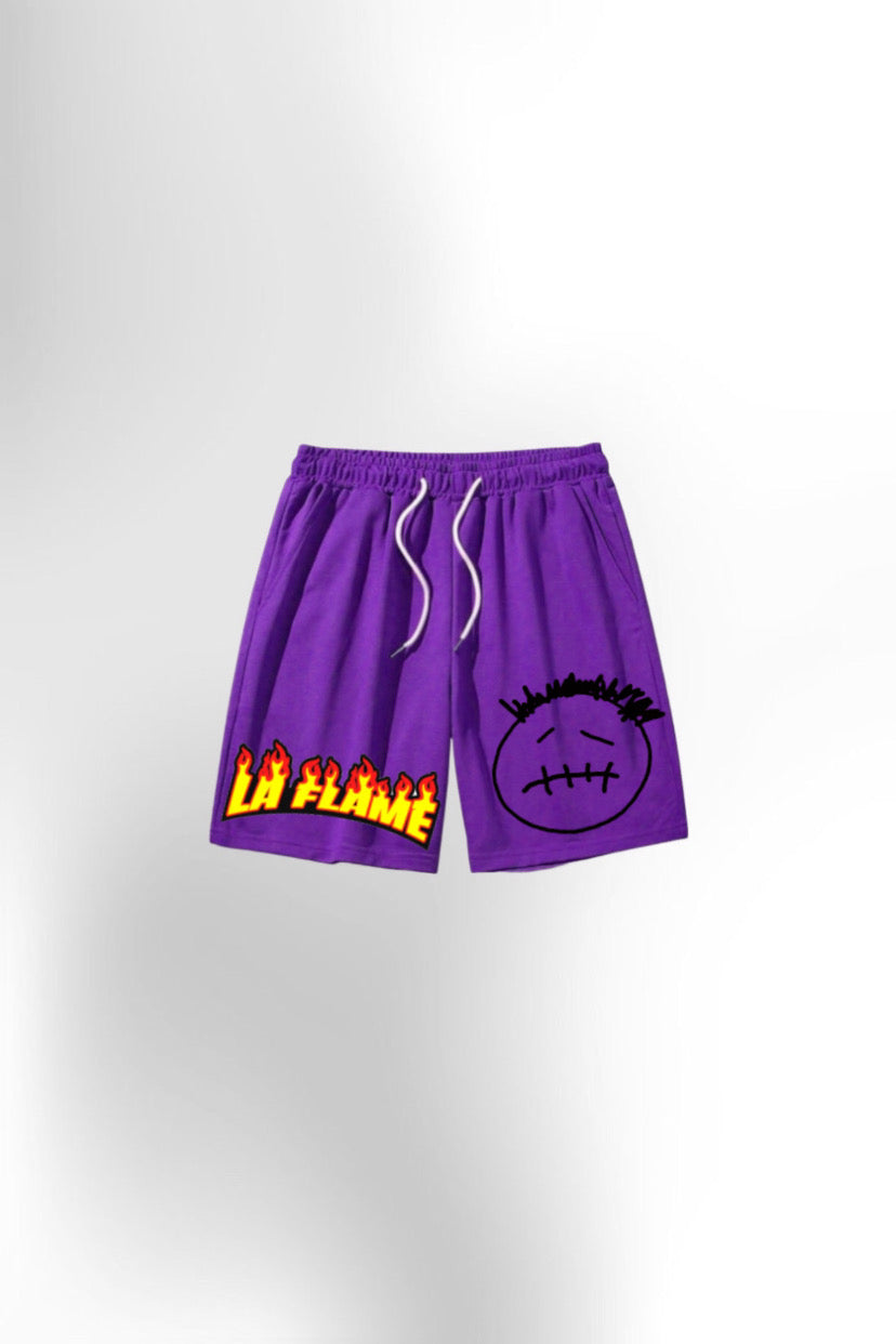 Travis Scott La Flame Printed shorts
