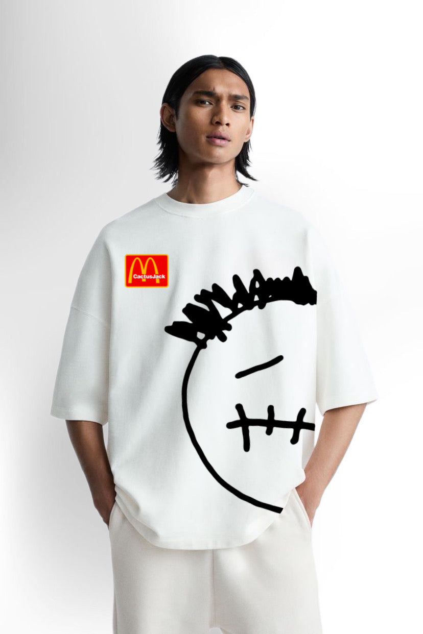 NEW TRAVIS SCOTT CACTUS JACK OVERSIZED TEE